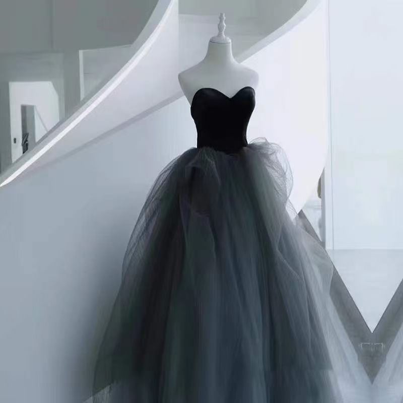 女性のためのティブレット胸肉のドレスハイエンドプリンセス服のエンゲージメントブライドメイドスカート