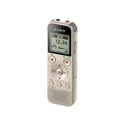 他サイト： ソニー　SONY　ICレコーダー ゴールド [4GB /ワイドFM対応]　ICD-PX470F (N)の商品画像