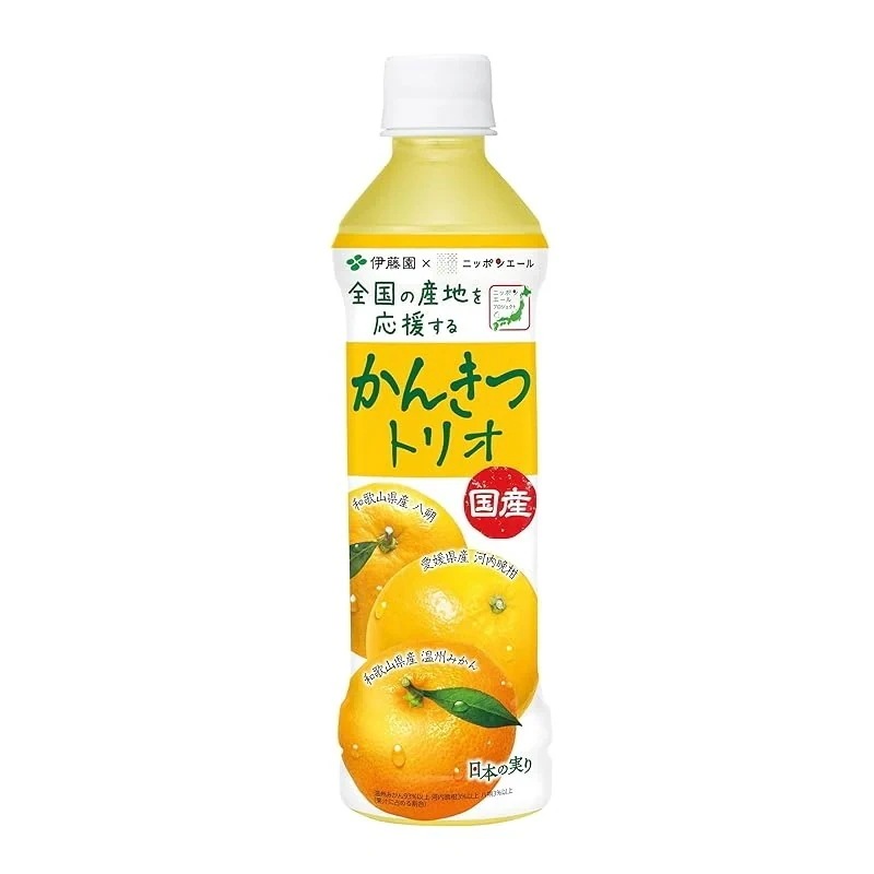 即納伊藤園 かんきつトリオ 国産 400g×24本 ニッポンエール ペットボトル
