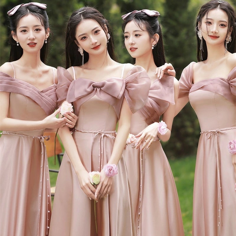 パーティードレス 大人 ドレス ピアノ発表会 フォーマルドレス 演奏会ドレス 体型カバー ロングドレス 結婚式 ブライズメイド タキシード イブニングドレス レディース 韓国 ウェディング 高校