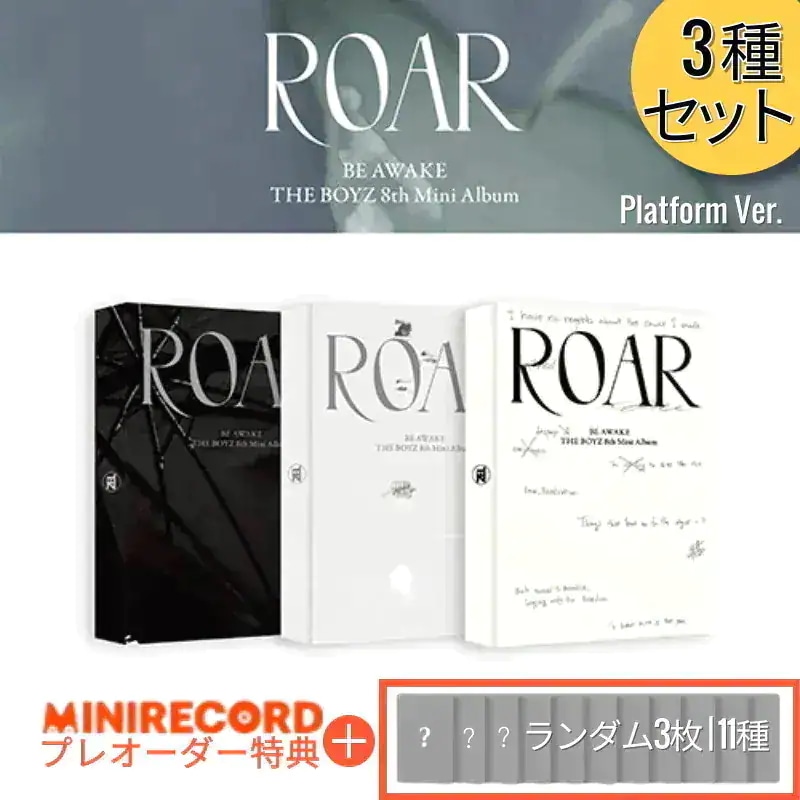 THEBOYZ ソヌ トレカ mini record roar be awake-