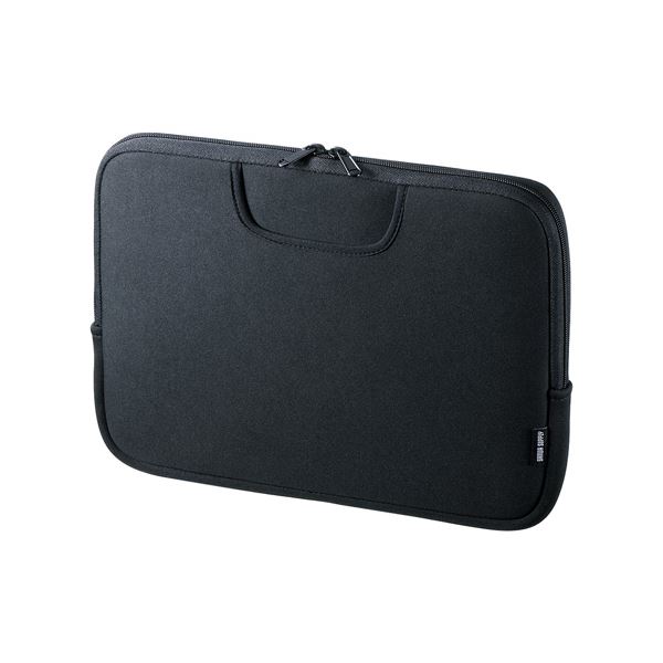 （まとめ） サンワサプライ ポケット付きインナーケース（11.6型ワイド） IN-WETP11BK (×2セット)