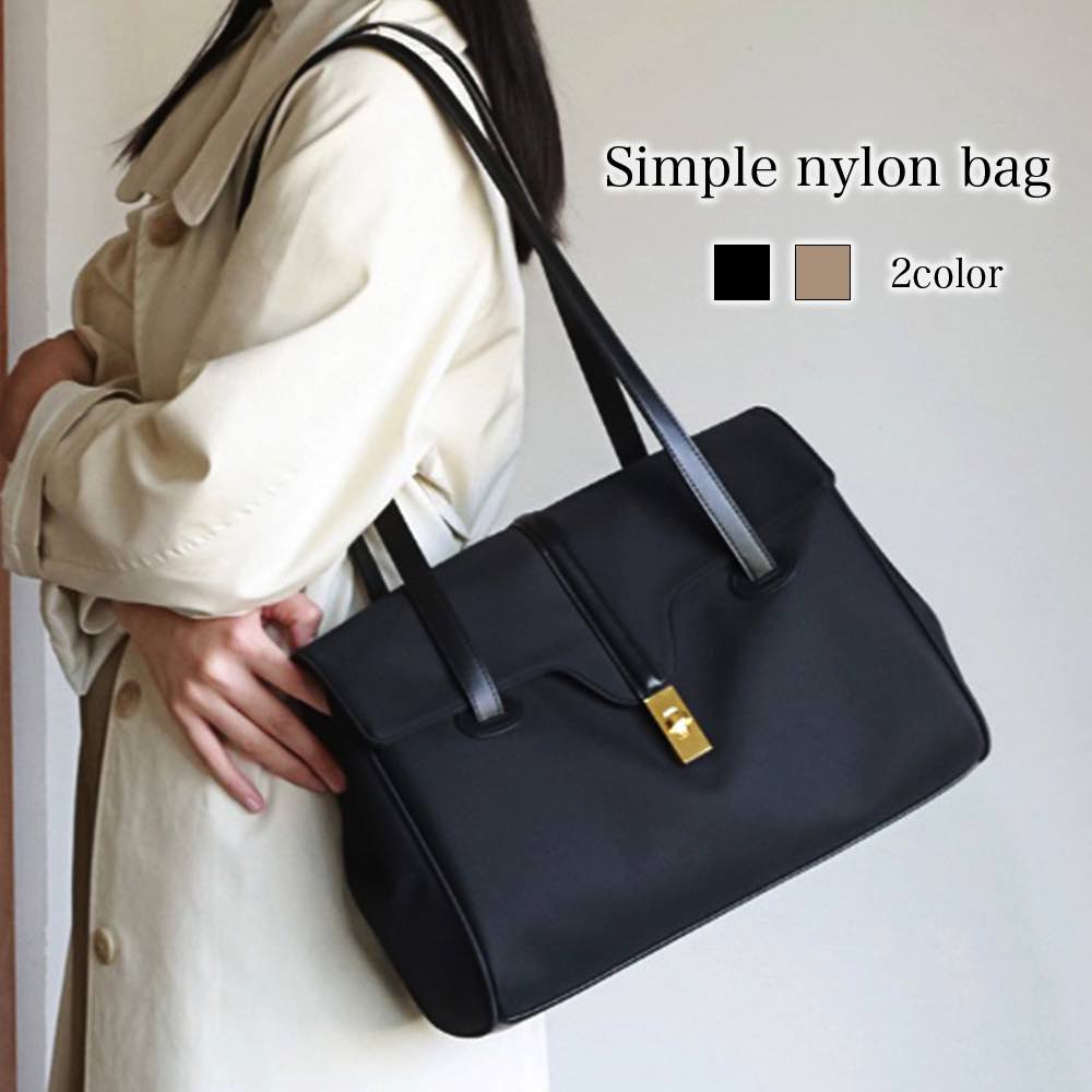 ハンドバッグ レディース シンプルナイロンバッグ ブランド 夏 ミニトートバッグ カジュアル 冬 春 布 ショルダーバッグ 軽量 軽い 財布 黒 小さめ おしゃれ ショルダー トート ミニバッグ ミニ