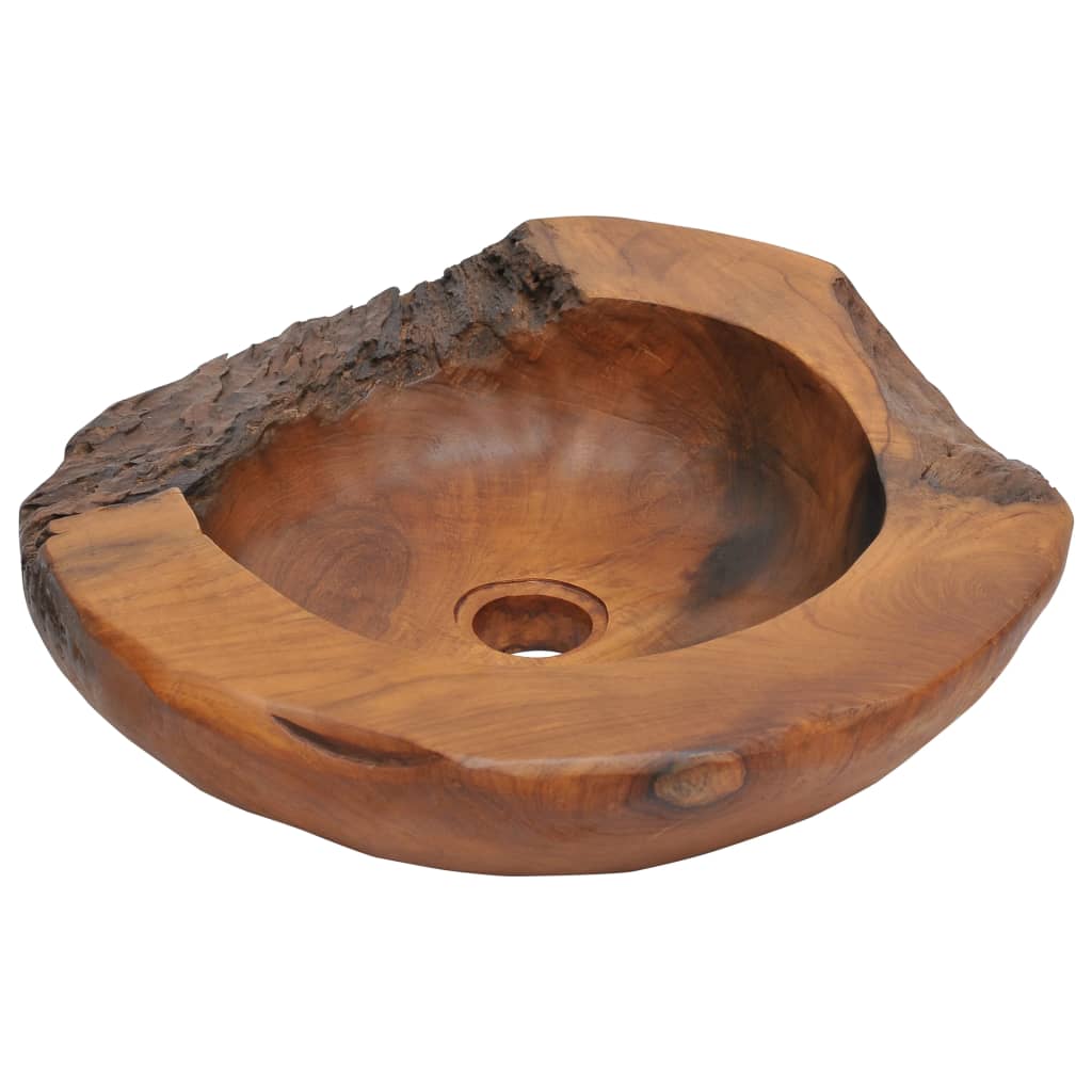 洗面器 チーク無垢材 45cm