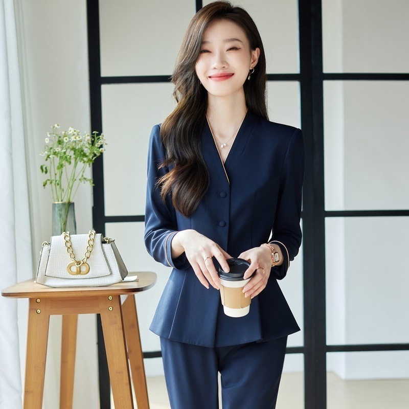 小柄 スーツ スーツ セットアップ スーツ レディース 春秋 新作 おしゃれ ビジネスウェア 高級感 ビジネスセットウェア