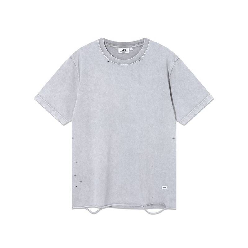 リー LEE グランジ ルナ 半袖Tシャツ ピグメントグレー LE2602ST35GT 376592