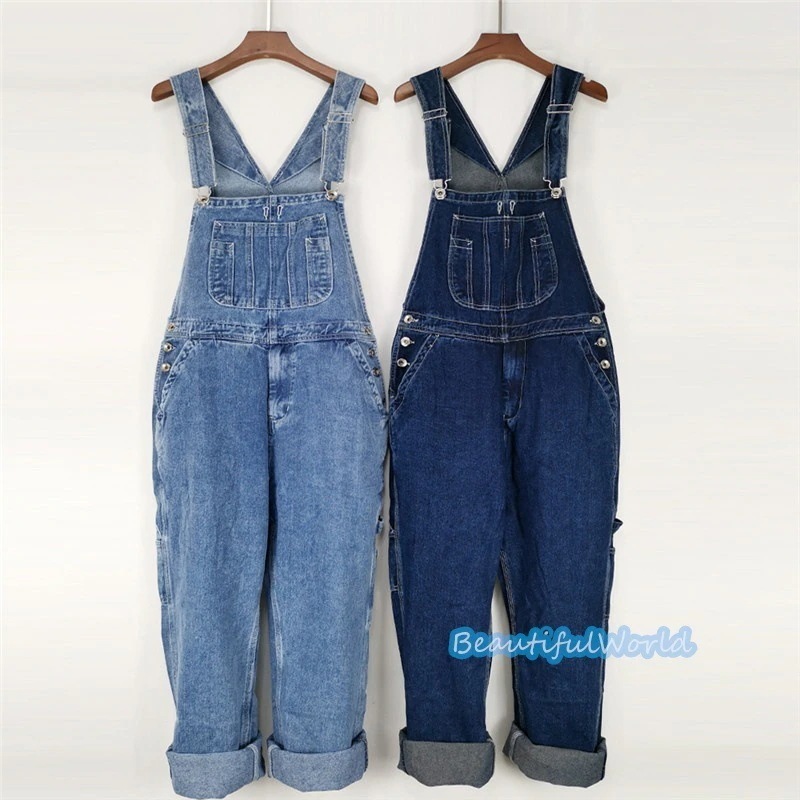 サロペット メンズ オーバーオールデニムオーバーオール つなぎ オールインワン サスペンダー ストリートアメカジ 作業服 春秋 お洒落24bdk34