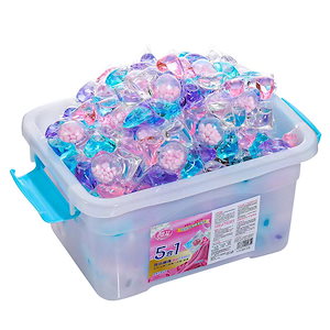 【1つ買うと10個もらえる】 3日出荷5 in 1 ボール 100 個 ビーズ香り長持ち汚れ除去清潔フレッシュソフト241