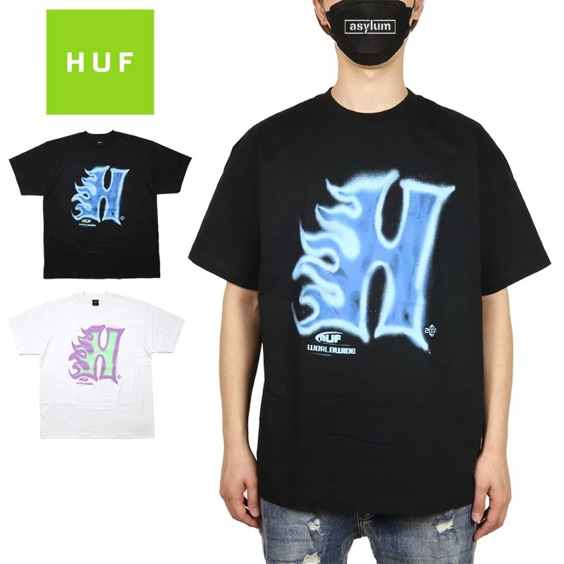 HUF Tシャツ ハフ 半袖Tシャツ トップス メンズ レディース ブランド 大きいサイズ おしゃれ ストリート スケボー スケーター 綿100%