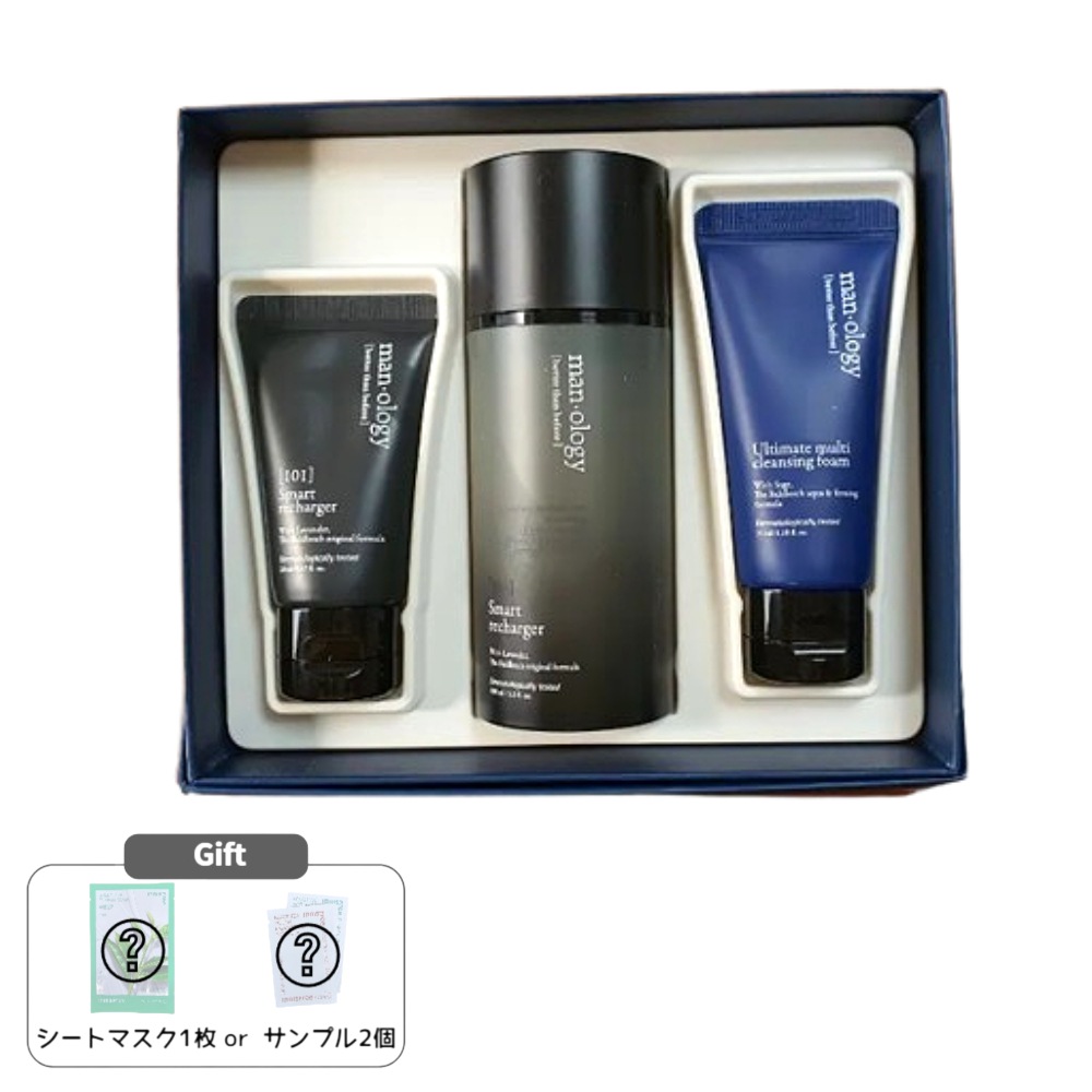 マンオロジー101 スマート リチャージャー 100ml 企画(+リチャージャー20ml+クレンジングフォーム30ml)