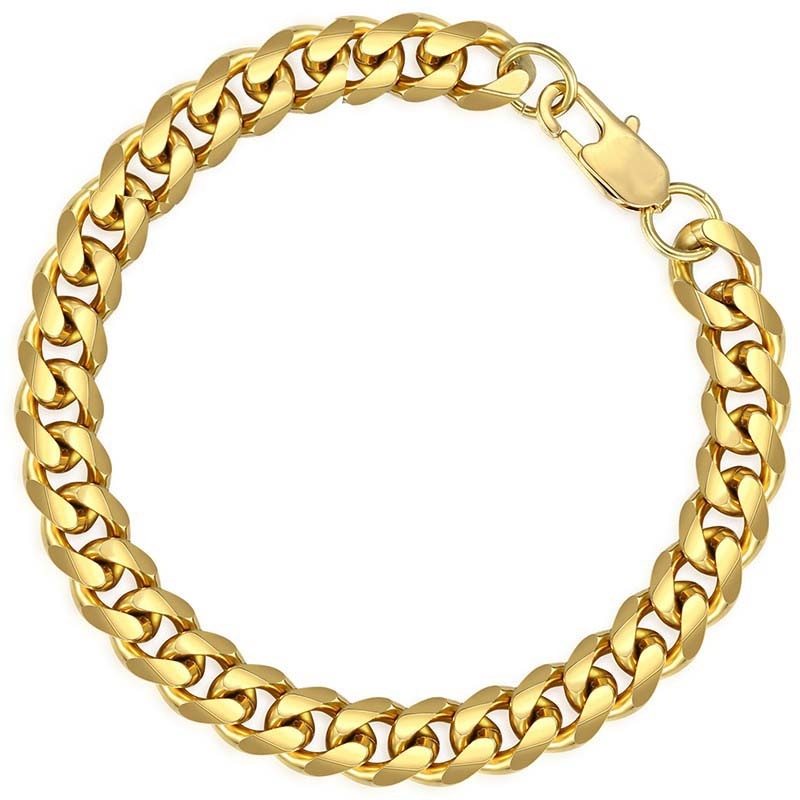 11mmゴールド喜平ステンレスブレスレット 金色 手首 アクセサリー 男性 女性 太め プレゼント