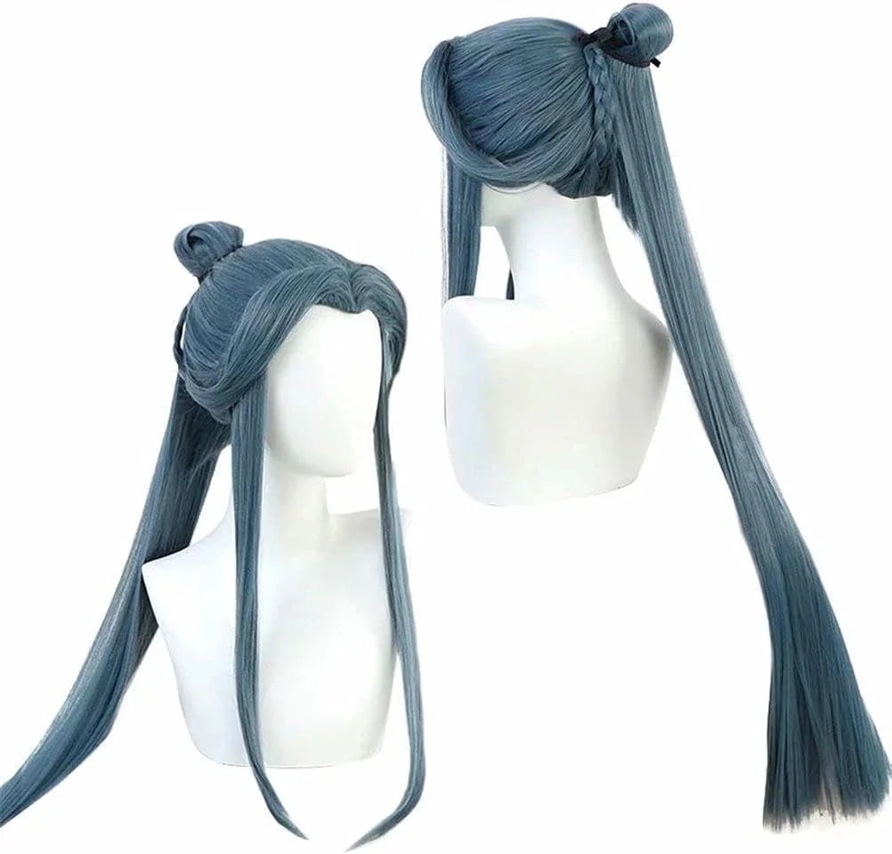 コスプレウィッグ天官賜福霊文リンウェンロングペラかつら耐熱長髪耐熱文化祭小物変身30%までに制限