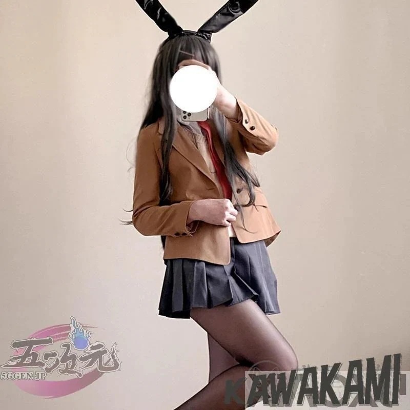 【2026新作-1095】猫屋小舗　青春ブタ野郎　コスプレ　桜島麻衣　衣装　 いしょう ウィッグ　1188