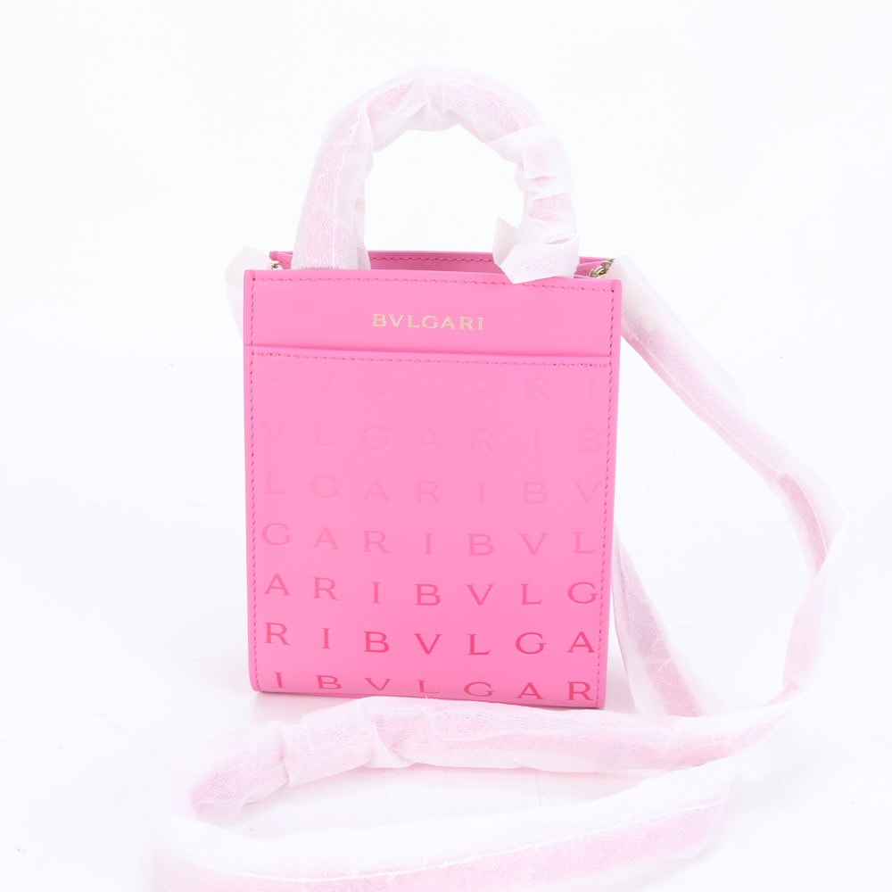 未使用 ロゴ インフィニートゥム ミニ トート レザー 2WAY ショルダーバッグ 斜め掛け ハンド トート レディース RUE CO2-3 中古