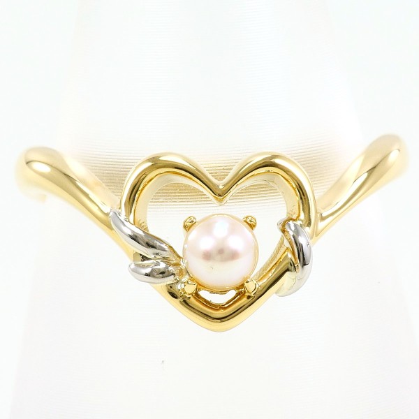 PT900 プラチナ リング 11.5号 パール(真珠) 約3mm 中古 32,370円