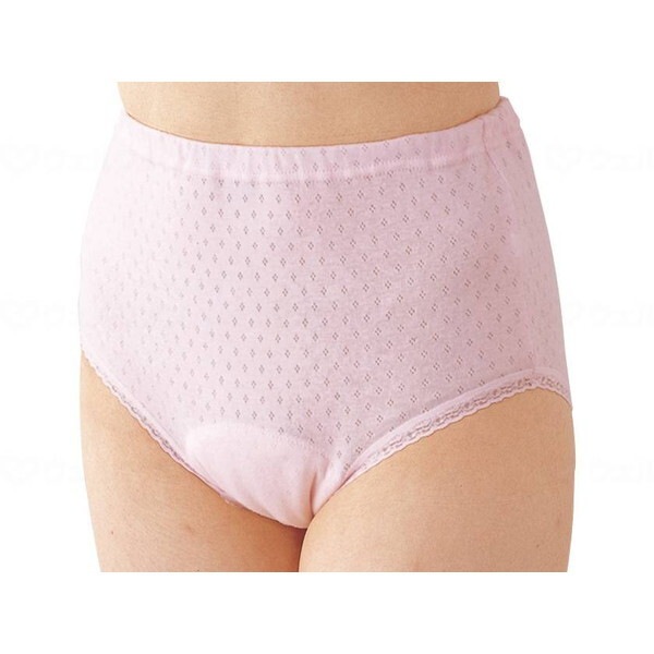 秀英産業 安心さわやかパンツ120 女性用3枚組 ピーチ LL メーカー直送