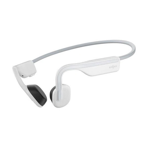 Shoks ショックス AFT-EP-000023 アルパインホワイト 骨伝導ワイヤレスヘッドフォン Bluetooth マイク対応