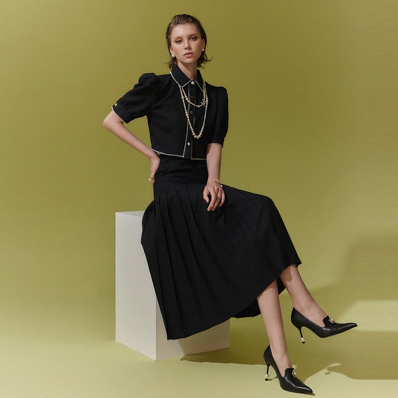 TP1582 ブラウス スカート セット