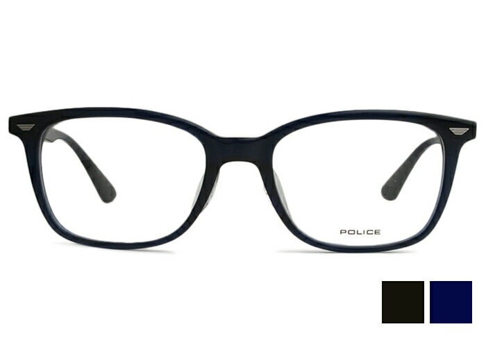 ポリス POLICE vplf52j ウェリントン フルリム セル 伊達 度付き メンズ レディース 紳士 老眼鏡 遠近両用 めがね メガネ 眼鏡 新品 送料無料 52サイズ po3