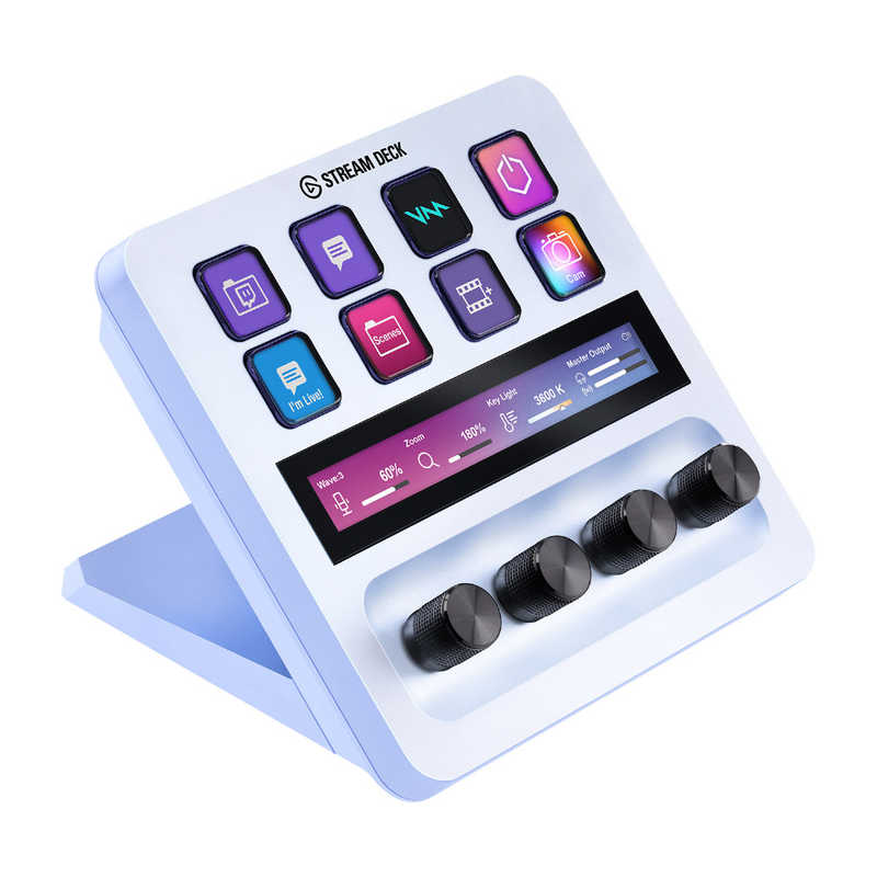 ELGATO　ショートカットキーボードStream Deck ＋ White　10GBD9911-JP