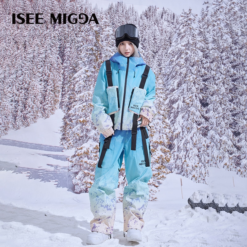 スノーボードウェア 2025-2026 上下セット レディース メンズ 防水20000mm スキーウェア スノボウェア ジャケット アウター パーカー ロングパンツ 男女兼用 防水 防寒