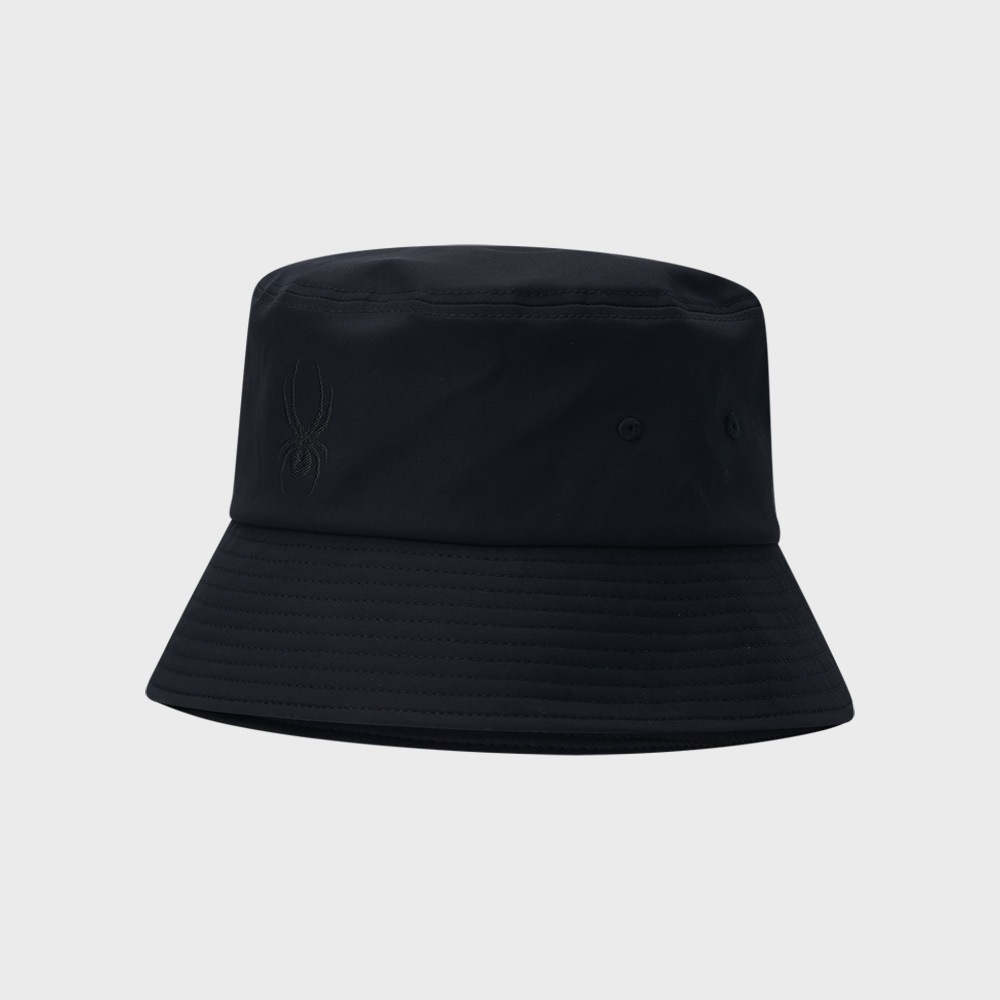 スパイダー メンズ 軽量 ロゴ バケットハット SPKPANCA305MBLK
