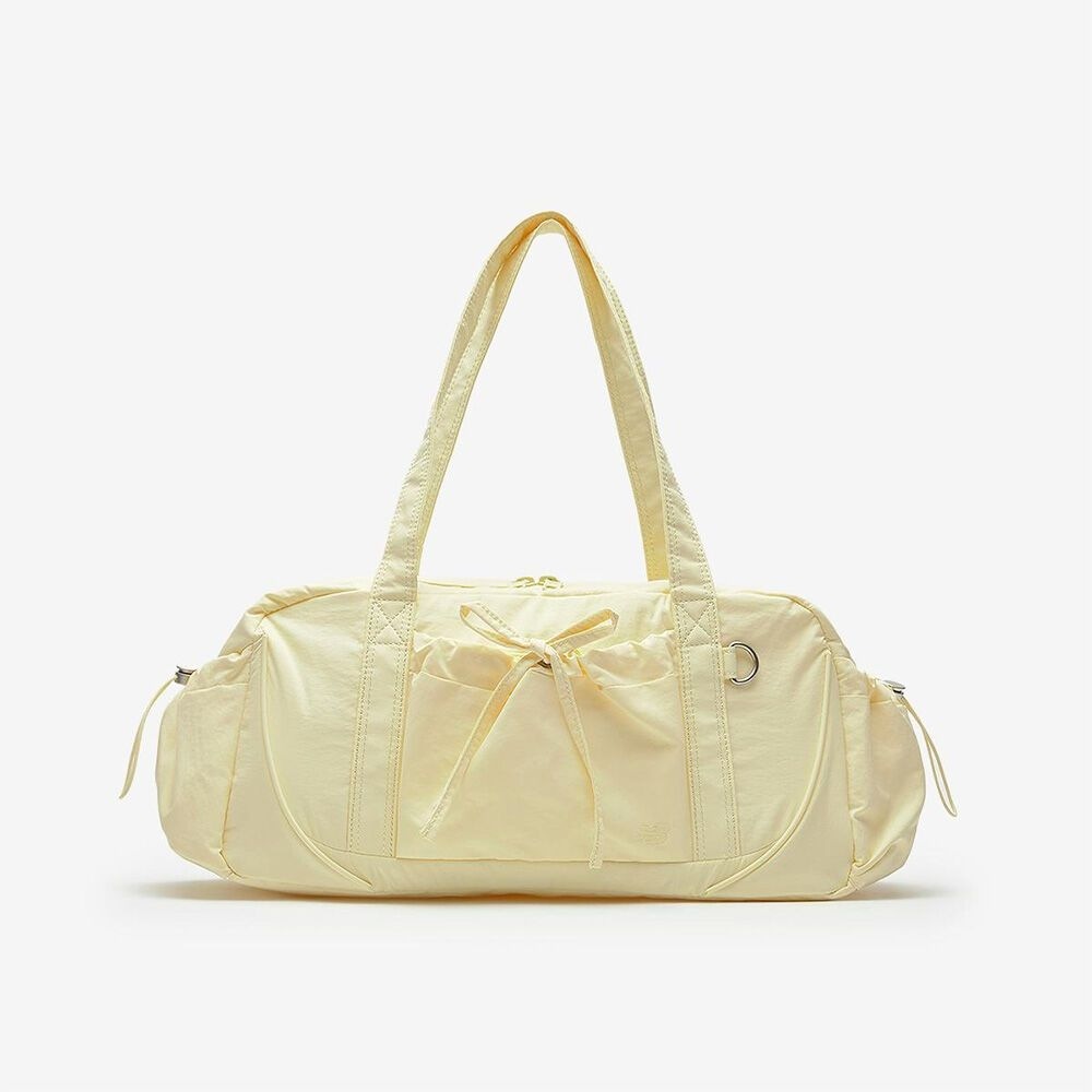 ニューバランス NBGCEFW701/光沢リボンダッフルバッグ (L/イエロー)