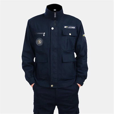 作業服　上着　ＬＬサイズ 作業服 ブルゾン 作業着 ジャケット 制電 帯電防止 グリーン購入法