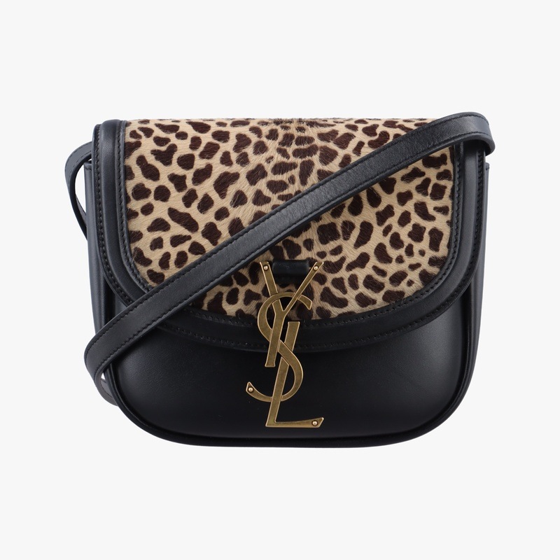 カイア スモールマルチカラーレザー×馬の毛6197GNR 6197 40.1120中古