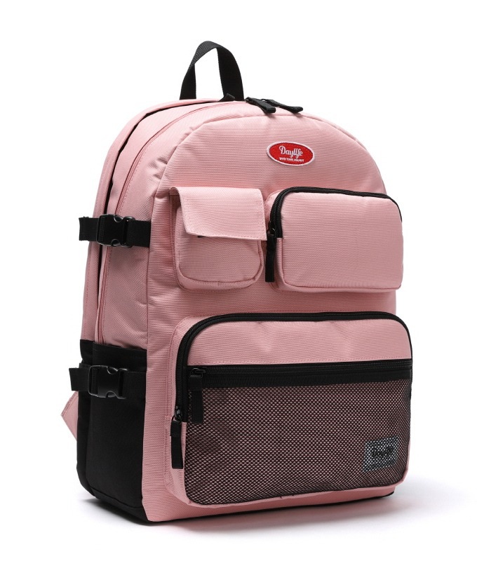 Seasonless Multi Pocket Backpack (Pink)