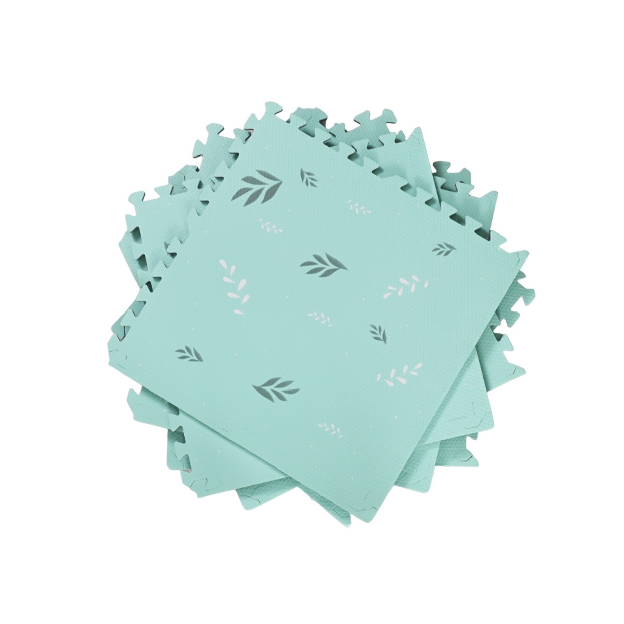 サリックスリーフ ジョイントマット 24枚組 子供マット 大判60cm 厚み12mm 防音 フロアーマット 赤ちゃん フロアマット