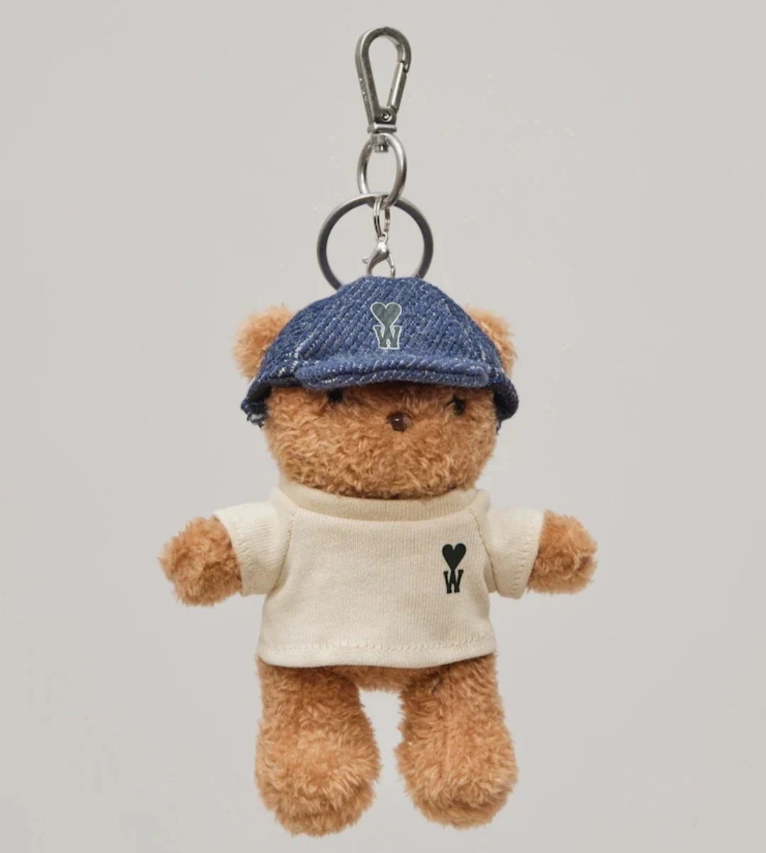 チェ・ウシク×AMI テディベア　ワッペン付き Qoo10] アミパリス 【公式】韓国限定 チェウシク x AMI