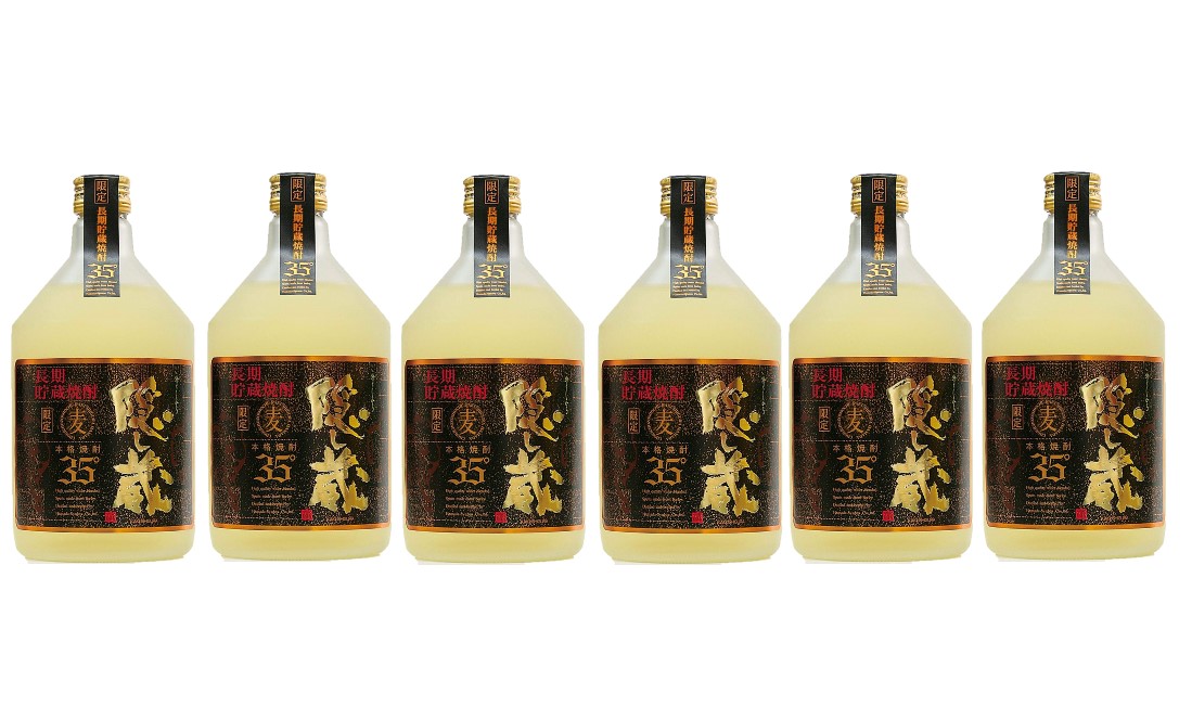 【送料無料】濱田酒造 隠し蔵 特撰 麦 35度 720ml6本【ご注文は12まで同梱可能】 7,851円