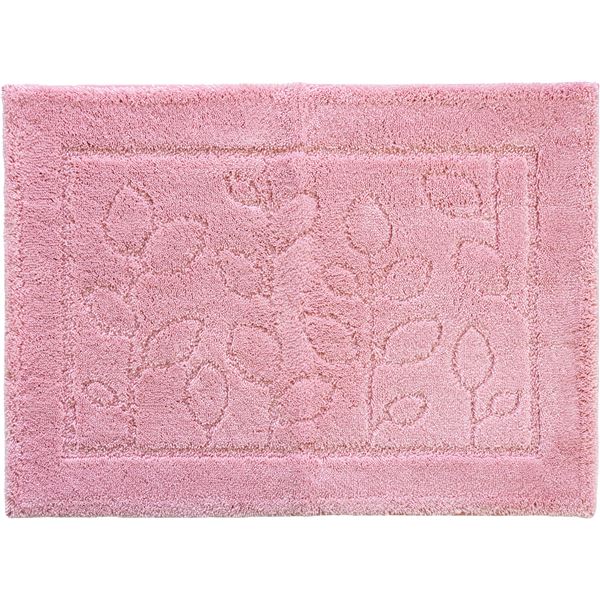 オカ 乾度良好 ファイン バスマット 約50x70cm ピンク