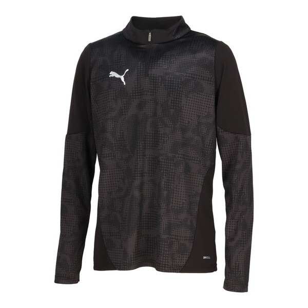 プーマ サッカーシャツ TEAMCUP TR 1/4 ジップトップ S 660216 03 Black
