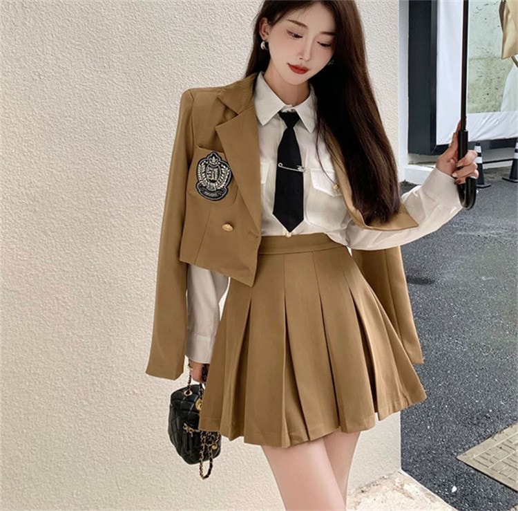 特売セール 新作 4点セット/2点セット 卒業式 スーツ 女の子 韓国 制服 卒服 JK制服 レディース スーツ ブレザー フォーマルスーツ スクール制服 プリーツスカート スカートスーツ 子供スーツ 5,145円