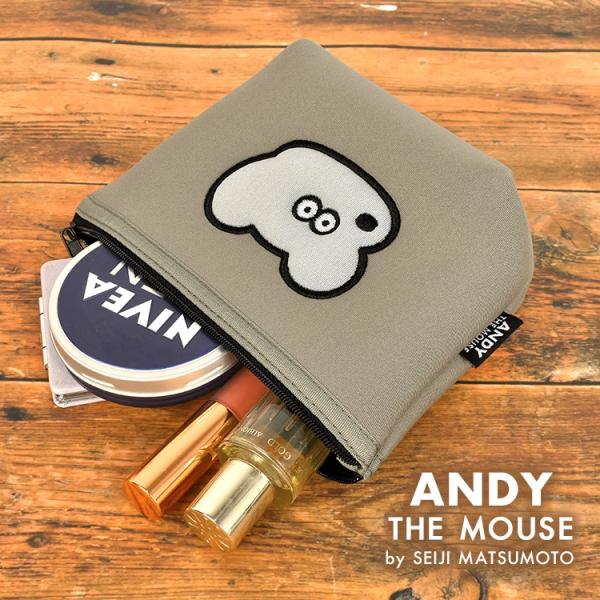 Qoo10] ブランドなし ねずみのandy グッズ ポーチ 小物入