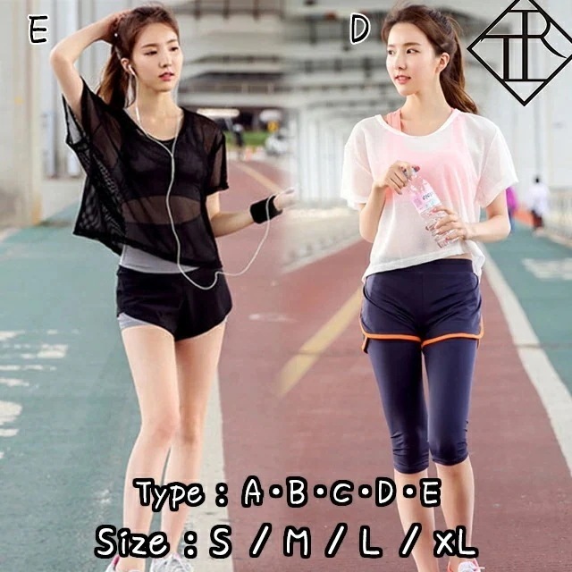 【即納】トレーニングウェア ヨガウェア レディース 3点セット ジム セットアップ ジャージ 上下セット フィットネス ランニング 大きいサイズ スポーツ スポーツブラ シースルー メッシュ ショート