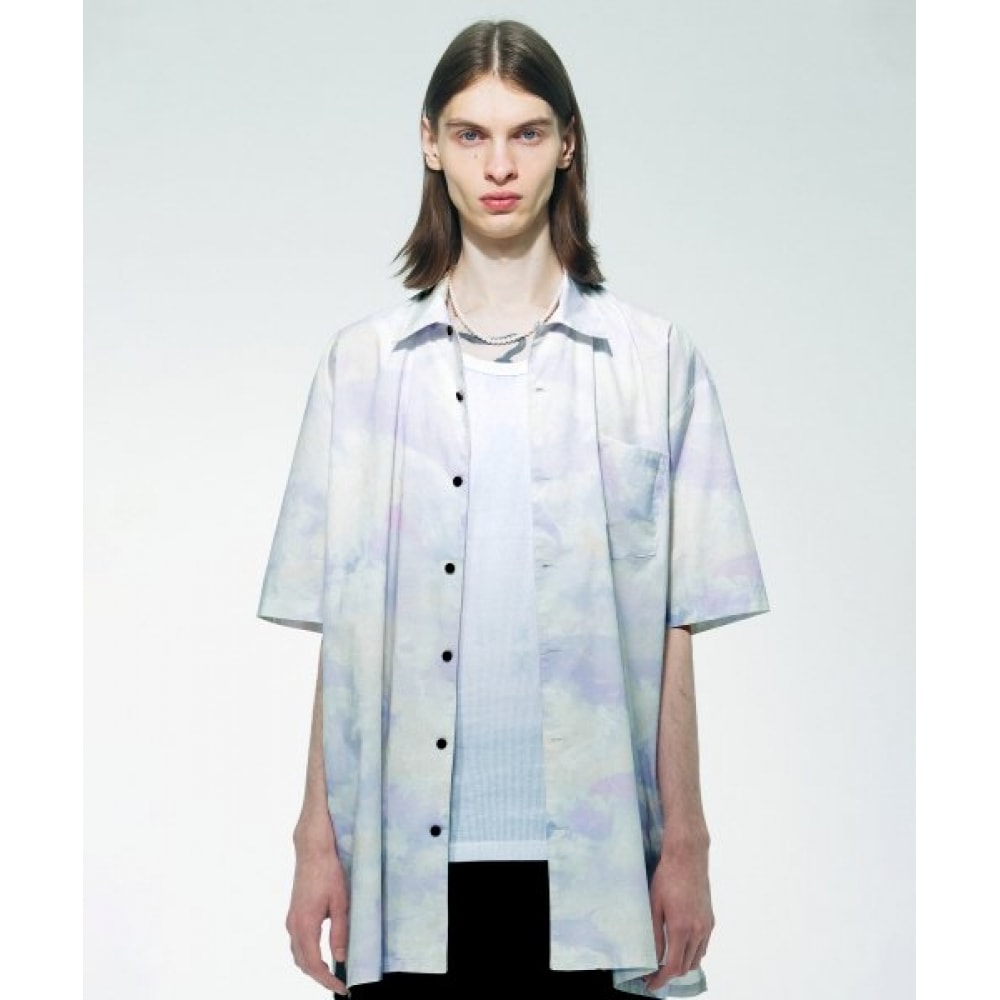 SCULPTOR クラウディオーシャンアロハシャツブルークラウド 11,795円