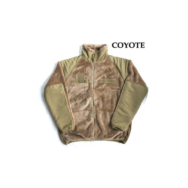 アメリカ軍 ECWC S Gen3 両面フリースジャケット XLサイズ サイドリブ仕様 JJ150YN コヨーテ レプリカ