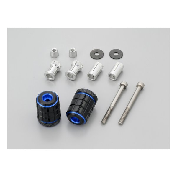 バーエンド スズキ / 汎用 ハンドル内径φ14-19 BRICK ブルー 37377