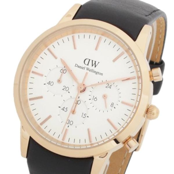 Iconic Chronograph Sheffield RG DW00100646 腕時計 レディース ホワイト クロノグラフ クオーツ ア 並行輸入品