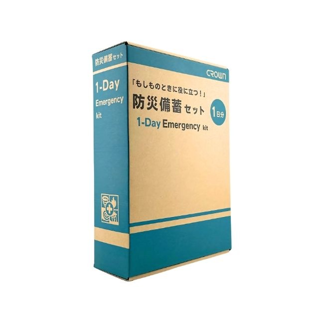 （まとめ買い）防災備蓄セット 1日分 A4箱型サイズ 6年保存 CR-BS100 [x3]