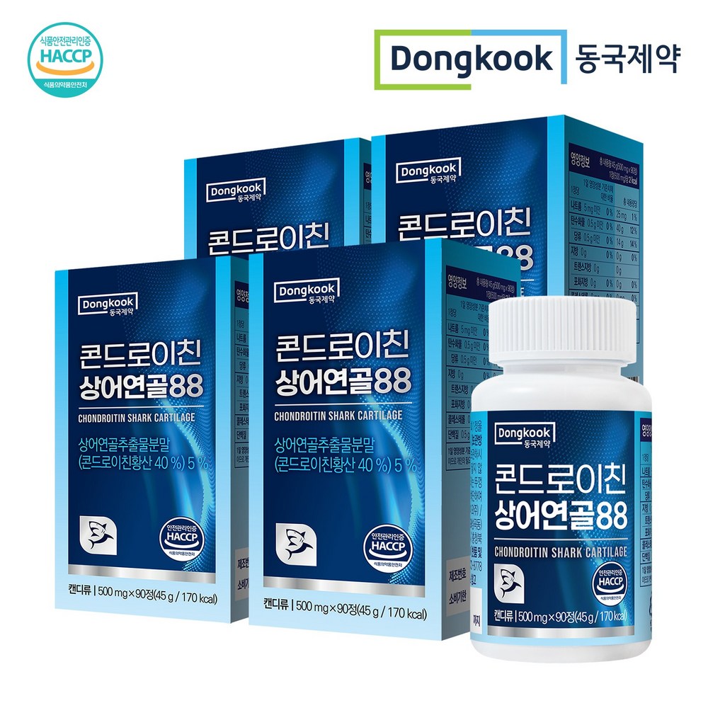 東国製薬コンドロイチンサメ軟骨88 90錠90錠4本