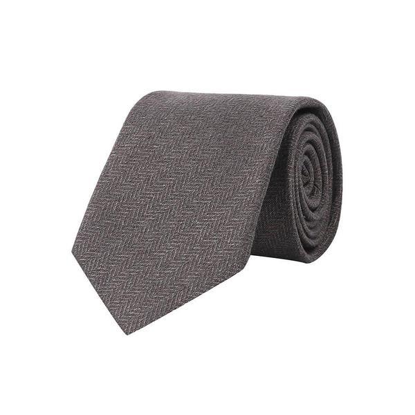 スリムキュービックワンポイントネクタイ ベージュ__DLF1ACF1216I1