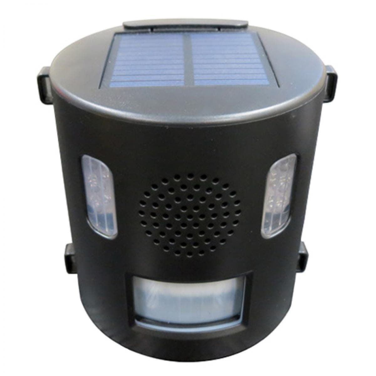 インテリムジャパン 超音光ロボ アニバリ君 IJ-ANB21 動物 獣 害獣 対策 忌避 ソーラー充電 音声再生 LED フラッシュ 防雨