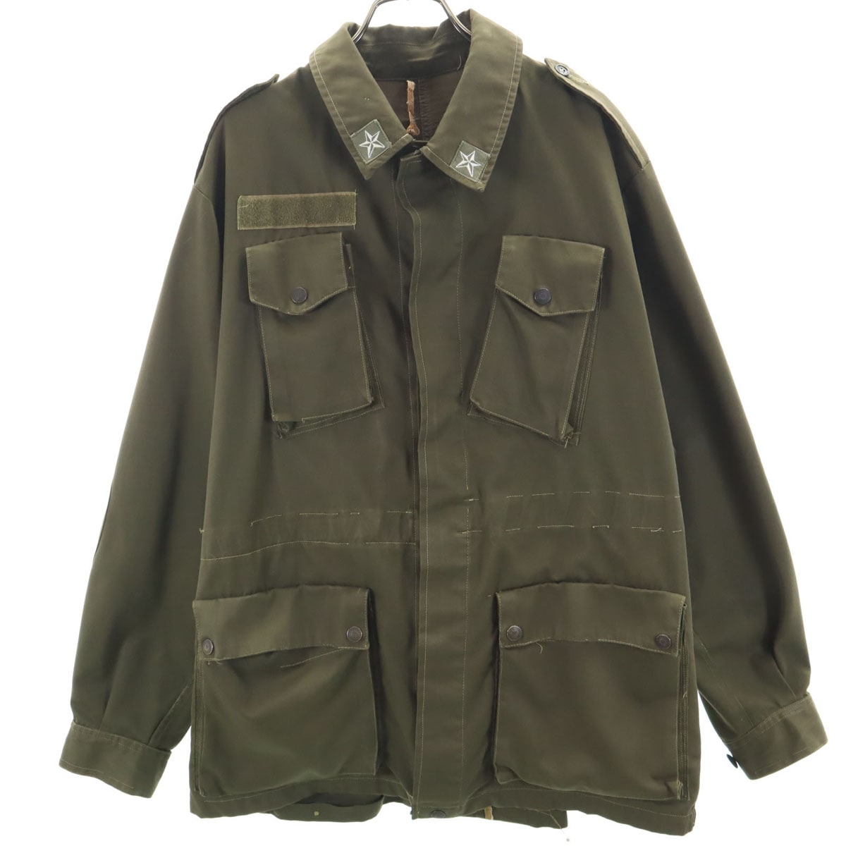 ITALIAN ARMY イタリア軍 70s~ ヴィンテージ コンバット ジャケット カーキ ミリタリー ユーロ メンズ 古着