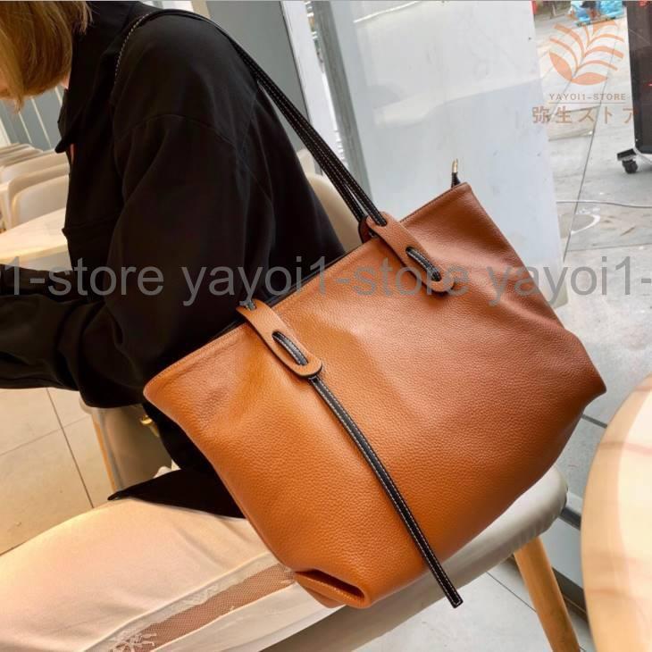 本革 レディース レディース トート ビッグトート 鞄 カバン かばん ビジネス オフィス 通勤 通学 女性用 大容量 軽量 本皮 シンプ…