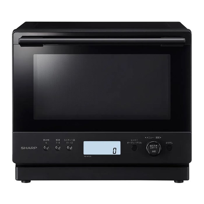 過熱水蒸気オーブンレンジ 27L PLAINLY RE-WF276-B ブラック