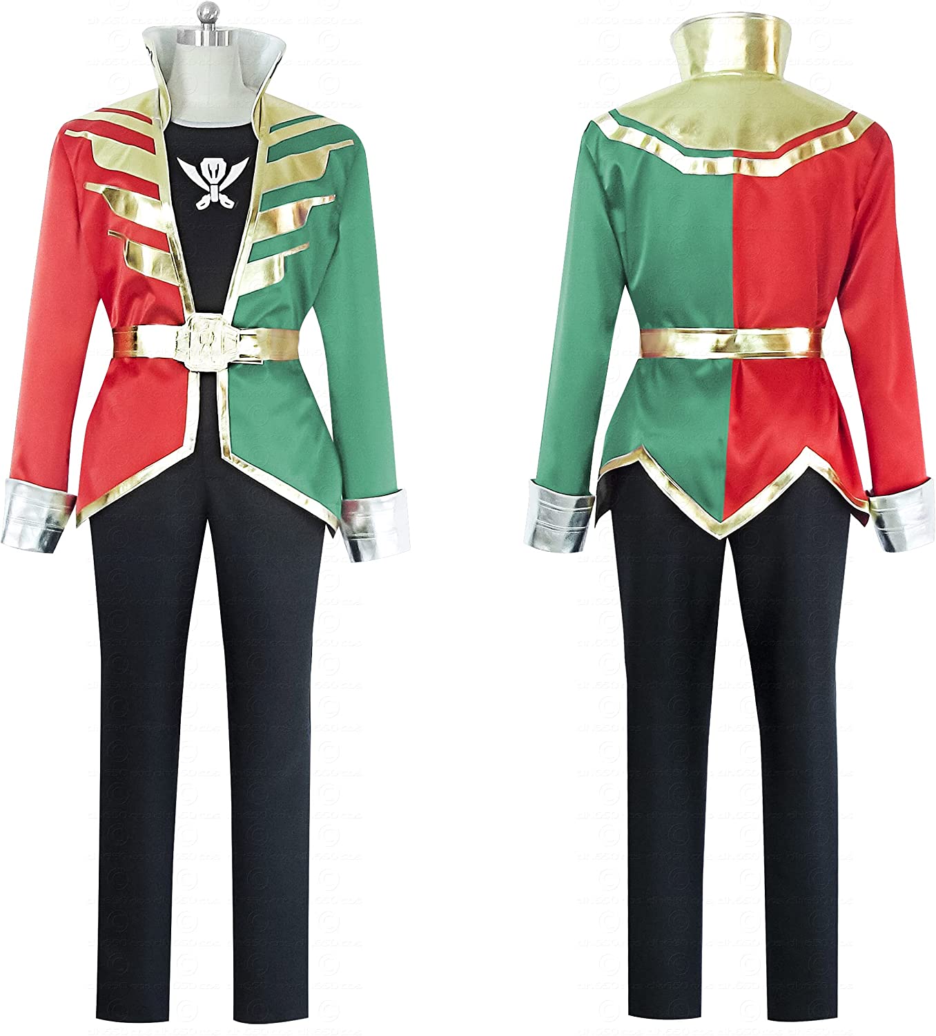 海賊戦隊ゴーカイジャー2色分隊制服コスプレ衣服